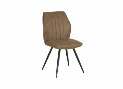 Eetkamerstoelen|Stoel 47x42x92cm - fluweel - whisky