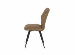 Eetkamerstoelen|Stoel 47x42x92cm - fluweel - whisky