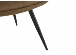 Eetkamerstoelen|Stoel 47x42x92cm - fluweel - whisky