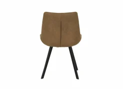 Stoel 54x59x86cm - microvezel - whisky- Eetkamerstoelen