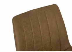 Stoel 54x59x86cm - microvezel - whisky- Eetkamerstoelen