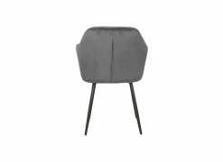 Eetkamerstoelen|Stoel 58x60x82cm - polyestervezel - grijs