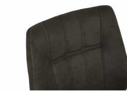 Stoel 47x55x89cm - stof - grijs- Eetkamerstoelen