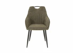 Eetkamerstoelen|Stoel 58x55x90cm - stof - groen