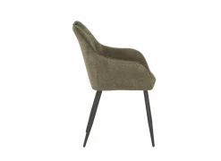 Eetkamerstoelen|Stoel 58x55x90cm - stof - groen