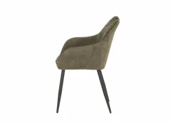 Eetkamerstoelen|Stoel 58x55x90cm - stof - groen