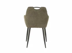 Eetkamerstoelen|Stoel 58x55x90cm - stof - groen