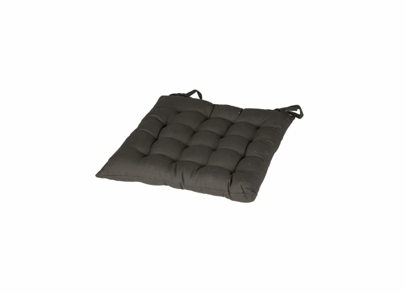 Stoelkussens & -Hoezen|Stoelkussens & -Hoezen|Stoelkussen 38x38cm - katoen - grijs