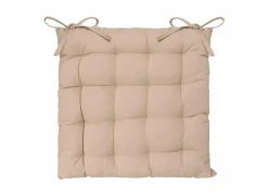 Stoelkussen 38x38cm - linnen - bruin- Stoelkussens & -Hoezen|Stoelkussens & -Hoezen