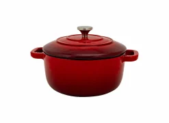 Cosy & Trendy Stoofpot Fontestic Mini Ø12cm - gietijzer - rood- Stoofpotten