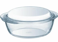 Stoofpotten|Stoofpot Pyrex 4 in 1  21x18x8cm - borosilicaatglas - transparant
