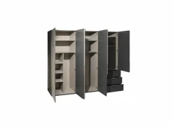 Systeemkast Orange 300cm - decor - grafiet- Dressing & Maatwerk|Draaideurkast