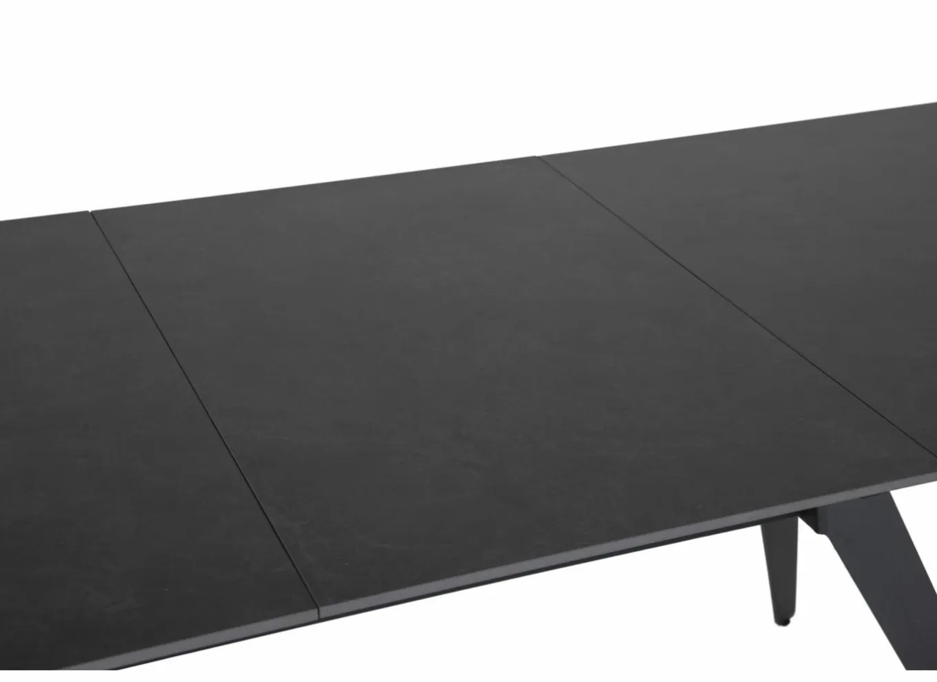 Keukentafels|Eettafels|Tafel Archipel 160/220x90cm - gesinterd steen - antraciet