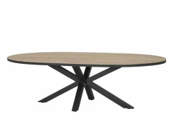 Tafel Ark  250x128cm - eik massief - naturel- Eettafels