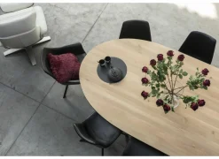 Tafel Ark  250x128cm - eik massief - naturel- Eettafels