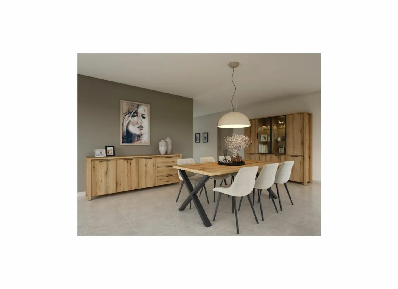 Eettafels|Tafel Bordo 170x95cm - decor - etna eik