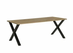 Tafel Bordo 200x95cm - decor - etna eik/zwart- Eettafels