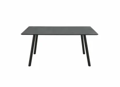 Keukentafels|Eettafels|Tafel Boyar 140x80cm - melamine - antraciet