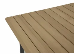 Tafel Brisk 220x100cm - teak massief & aluminium  - naturel- Keukentafels|Eettafels