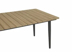 Tafel Brisk 220x100cm - teak massief & aluminium  - naturel- Keukentafels|Eettafels