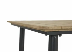 Tafel Brisk 220x100cm - teak massief & aluminium  - naturel- Keukentafels|Eettafels
