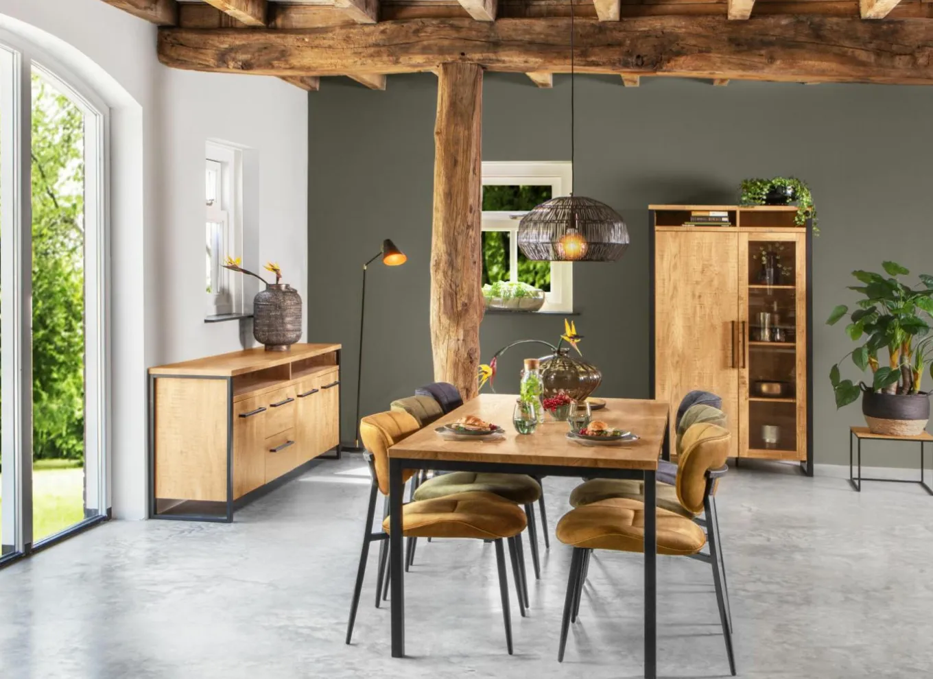 Keukentafels|Eettafels|Tafel Caribba 160x90cm - melamine - tropic