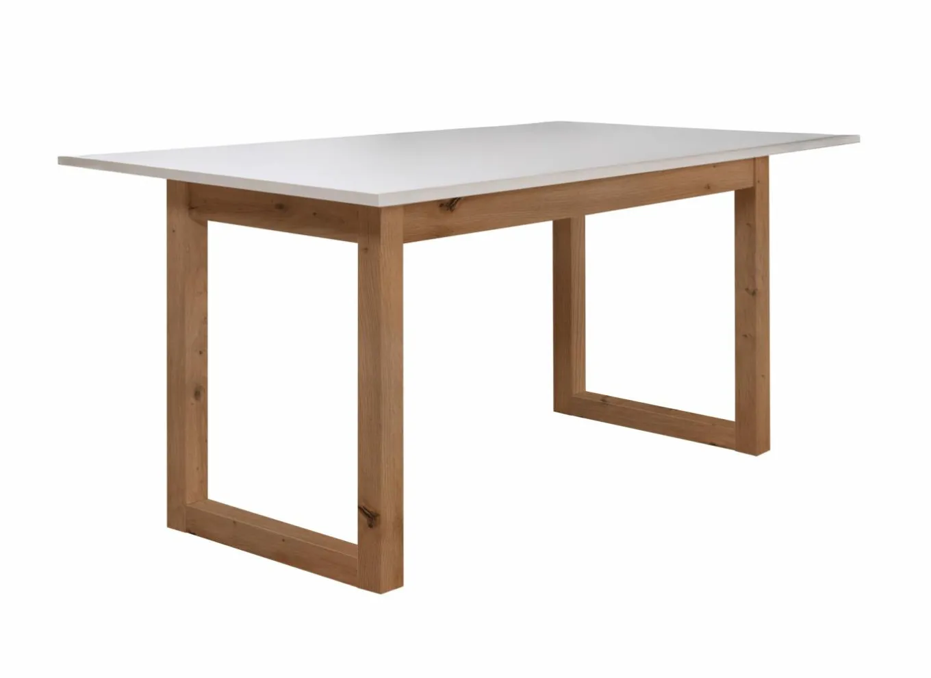 Eettafels|Tafel Denver 160/200x90cm - decor - wit & artisanale eik