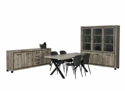 Eettafels|Tafel Elegance 190x95cm - meubelplaat - canada oak