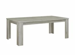 Tafel Enzo 180x90cm - meubelplaat - eik sonomagrijs- Eettafels