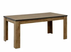 Tafel Esther 180x90cm - meubelplaat - industrial oak- Eettafels