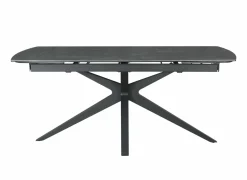 Tafel Hannibal 180/260x90cm - keramiek - zwart- Eettafels