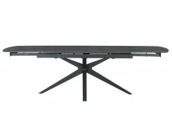 Tafel Hannibal 180/260x90cm - keramiek - zwart- Eettafels
