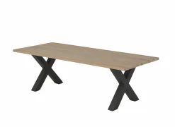 Tafel La Fabrique 200x100cm - eik massief - naturel- Eettafels