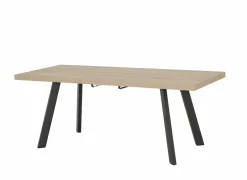 Keukentafels|Eettafels|Tafel Log 159/198x84,5cm - melamine - bruin