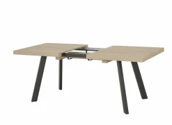 Keukentafels|Eettafels|Tafel Log 159/198x84,5cm - melamine - bruin