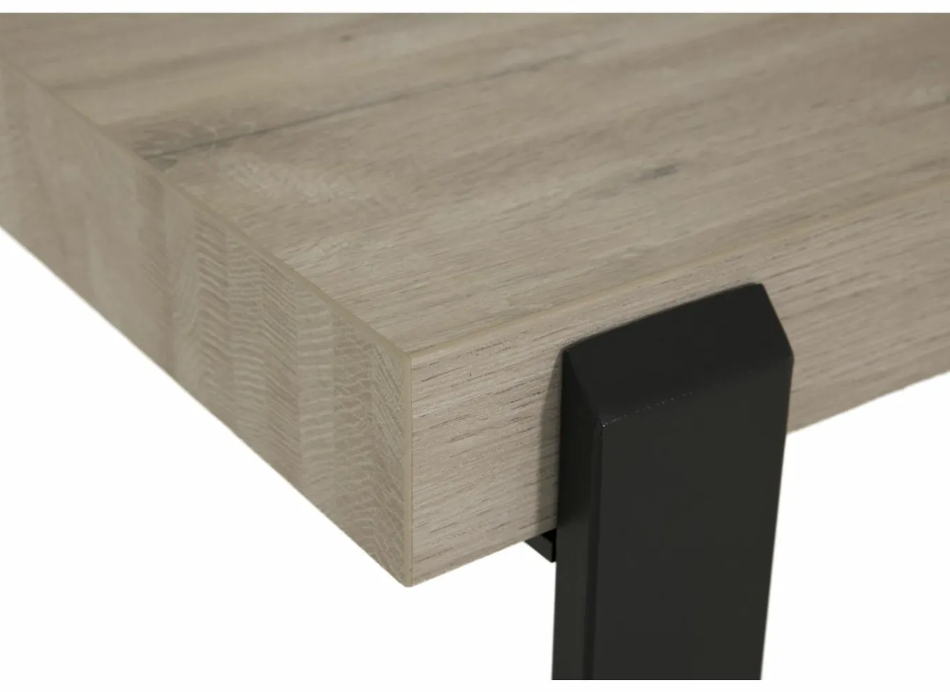 Keukentafels|Eettafels|Tafel Lucca 184x103cm - decor - millenium eik & lichtgrijs