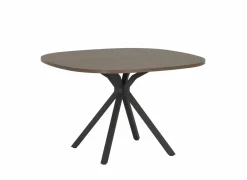 Perfecta Tafel Onyx 120x120cm - HPL - walnoot- Keukentafels|Eettafels