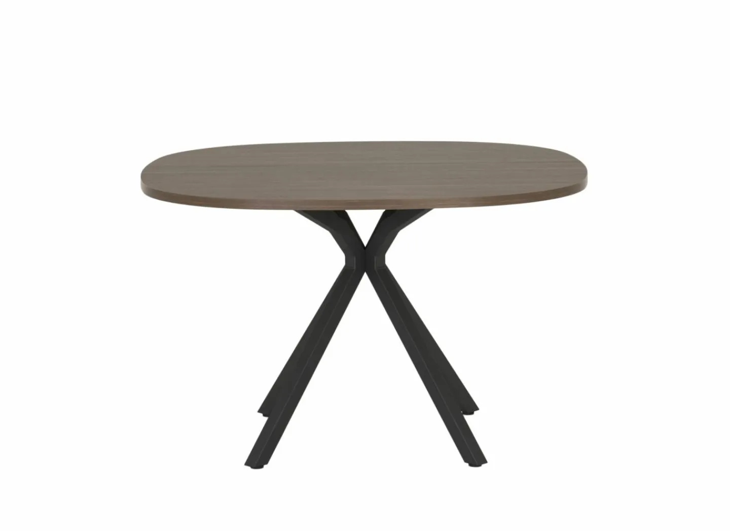 Perfecta Tafel Onyx 120x120cm - HPL - walnoot- Keukentafels|Eettafels