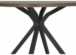 Perfecta Tafel Onyx 120x120cm - HPL - walnoot- Keukentafels|Eettafels