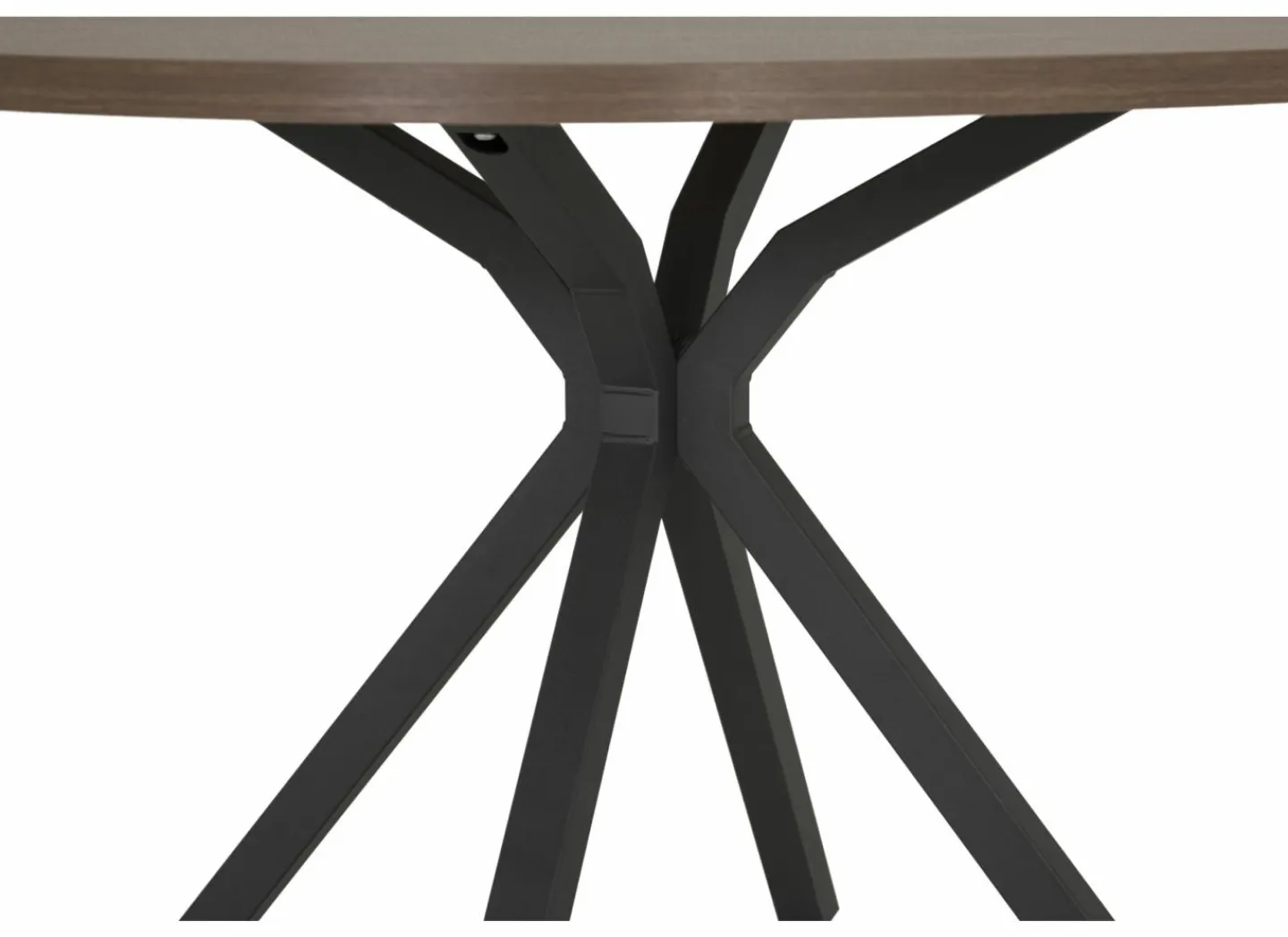 Perfecta Tafel Onyx 120x120cm - HPL - walnoot- Keukentafels|Eettafels