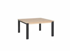 Eettafels|Tafel Palacio 140x140cm - eik massief - naturel