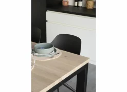 Eettafels|Tafel Palacio 140x140cm - eik massief - naturel