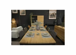 Tafel Palacio 200x100cm - eik massief - naturel- Eettafels