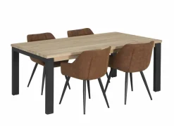 Tafel Palacio 200x100cm - eik massief - naturel- Eettafels