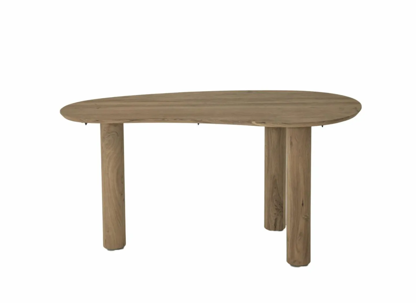 Tafel Perla 150x80x75cm - acacia massief - naturel- Woonkamer Bureau|Kantoorbureau