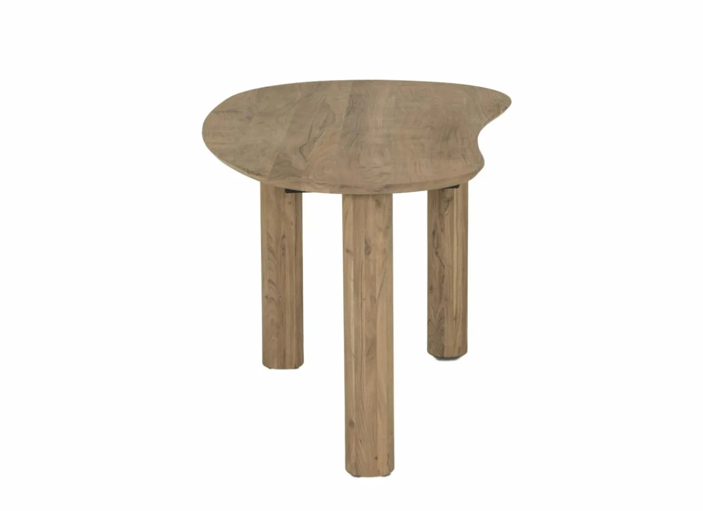 Tafel Perla 150x80x75cm - acacia massief - naturel- Woonkamer Bureau|Kantoorbureau
