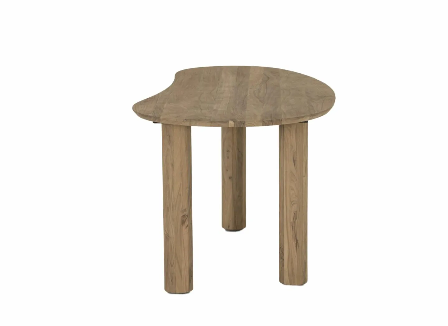 Tafel Perla 150x80x75cm - acacia massief - naturel- Woonkamer Bureau|Kantoorbureau