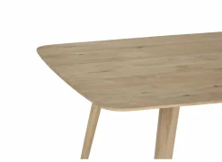 Keukentafels|Eettafels|Tafel Rosetta 220x100cm - eik massief - naturel