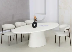 Eettafels|Tafel TF2402 240x120cm - cementex - wit