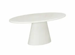 Tafel TF2402 200x110cm - cementex - wit- Eettafels